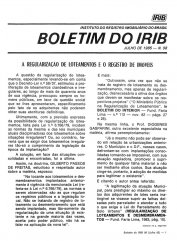 Boletim do IRIB - Edição Nº 98