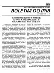Boletim do IRIB - Edição Nº 97