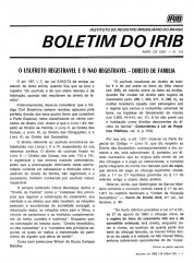 Boletim do IRIB - Edição Nº 119