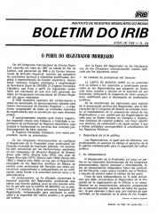 Boletim do IRIB - Edição Nº 134