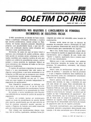 Boletim do IRIB - Edição Nº 143