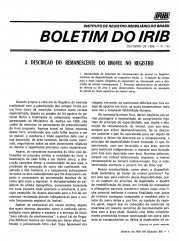 Boletim do IRIB - Edição Nº 149