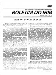 Boletim do IRIB - Edição Nº 155
