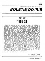 Boletim do IRIB - Edição Nº 175