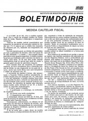 Boletim do IRIB - Edição Nº 189