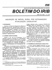 Boletim do IRIB - Edição Nº 216