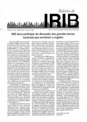 Boletim do IRIB - Edição Nº 265