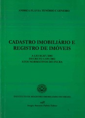 CADASTRO IMOBILIÁRIO E REGISTRO DE IMÓVEIS