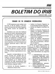 Boletim do IRIB - Edição Nº 96