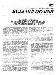 Boletim do IRIB - Edição Nº 135