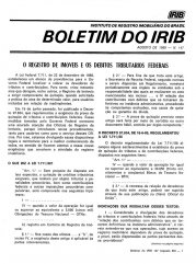 Boletim do IRIB - Edição Nº 147