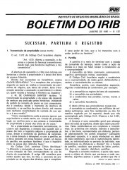 Boletim do IRIB - Edição Nº 152