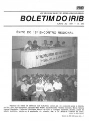 Boletim do IRIB - Edição Nº 205