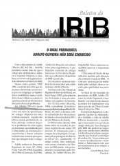 Boletim do IRIB - Edição Nº 267