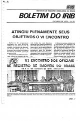 Boletim do IRIB - Edição Nº 29