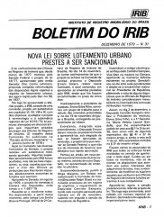 Boletim do IRIB - Edição Nº 31