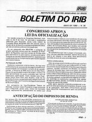 Boletim do IRIB - Edição Nº 36