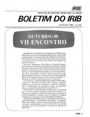 Boletim do IRIB - Edição Nº 38