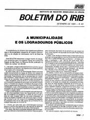 Boletim do IRIB - Edição Nº 40