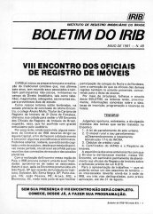 Boletim do IRIB - Edição Nº 48