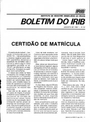 Boletim do IRIB - Edição Nº 51