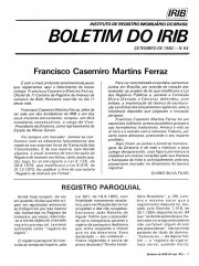 Boletim do IRIB - Edição Nº 64