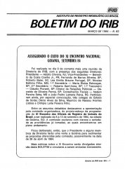 Boletim do IRIB - Edição Nº 82