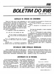 Boletim do IRIB - Edição Nº 83