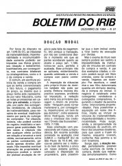 Boletim do IRIB - Edição Nº 91